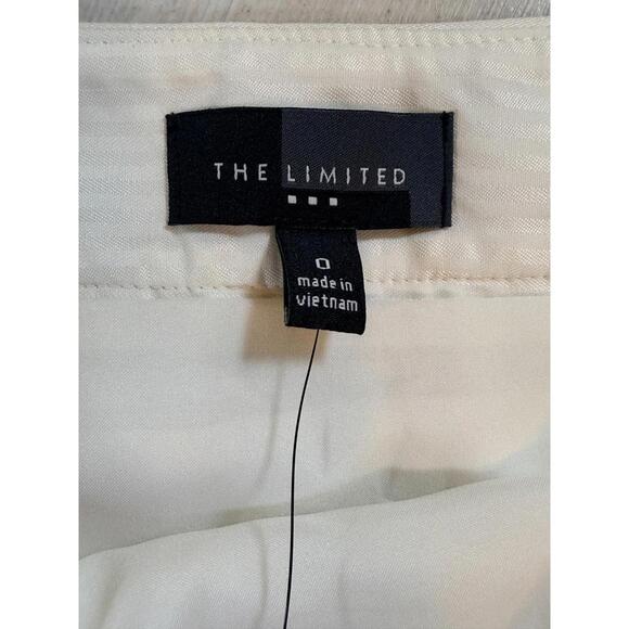 The Limited Fringe Beige Mini Skirt Size 0 - Picture 3 of 16